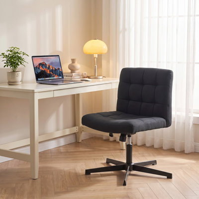 HOMCOM Linen Criss Cross Chair