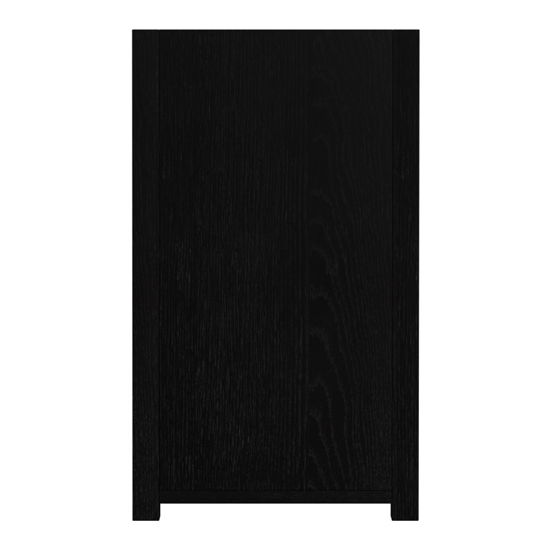 Lark 3 Drawer Nightstand, Black