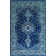 Tapis bleu marine Rizo Pat