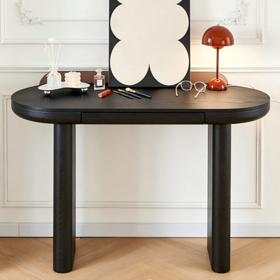 Modern-style solid wood console table