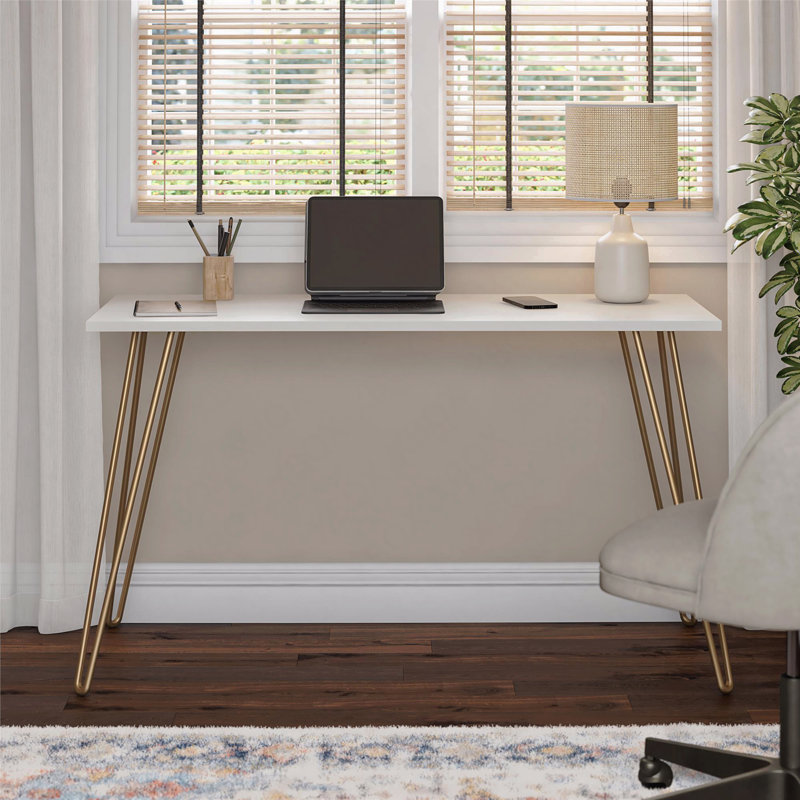 Bureau d'écriture, White/Gold