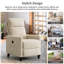 Fauteuil inclinable électrique Haldeman robuste et durable pour une utilisation dans les petits espaces-1171126071