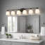 Éclairage de salle de bain 6 lumières à intensité variable moderne-164882638