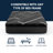 Zeta Ice Graphite Infused Memory Foam, Medium Feel, 14" Mattress-53134511