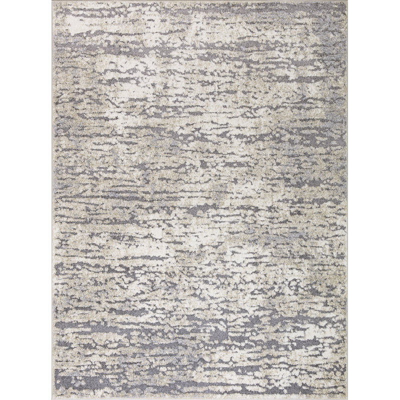 Tapis gris Roseman, Rectangle 5 pi 3 po x 7 pi 3 po