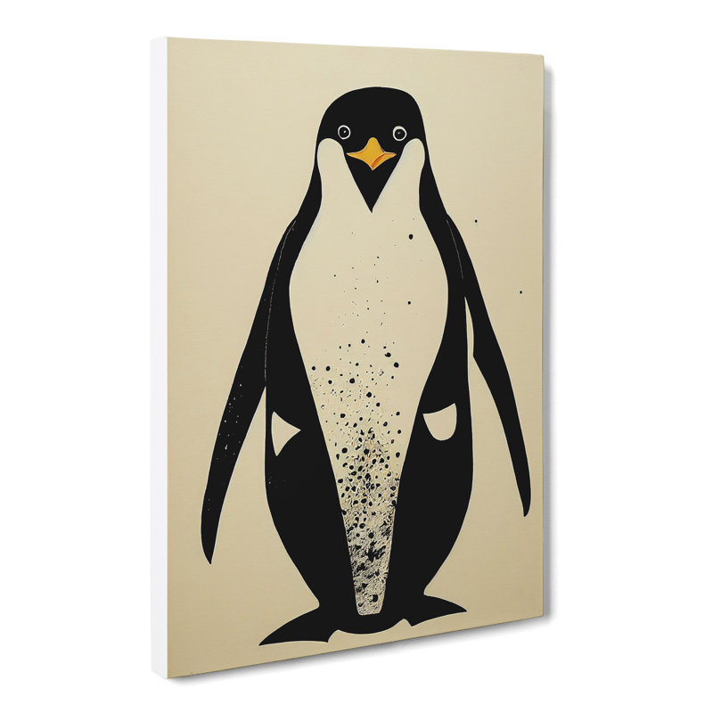 Congresbury Penguin - Wrapped Canvas, 60cm H x 40cm W x 3cm D
