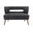 Ashyia 45.47'' Loveseat with Rubberwood Legs-2125247749
