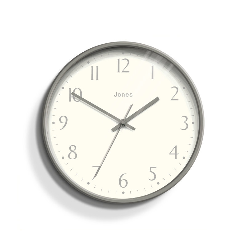 Acrylic Wall Clock, Grey