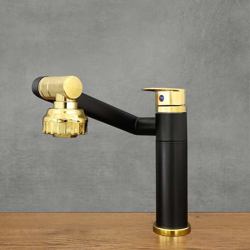 Basin Tap Faucet Dorset, Gold/Black