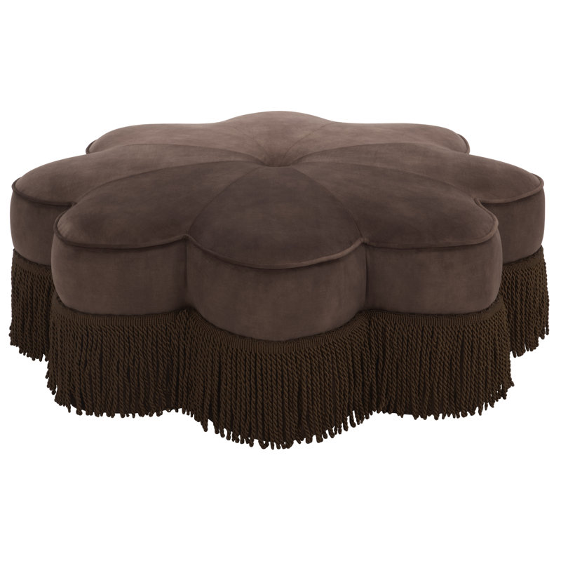 Pouf rembourré Khan, Brown