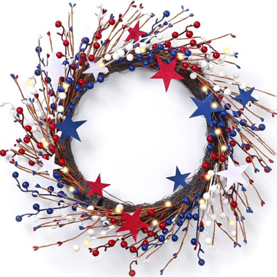Faux Plastic 20'' Wreath