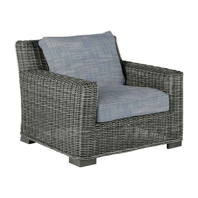 Méridienne rustique tissée - gris ardoise, Gris ardoise, Chambray Rollo, Welt
