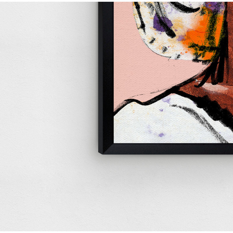 « sketchy mode ii light », impression, H 27 po x l 22 po x P 0,5 po, Cadre noir