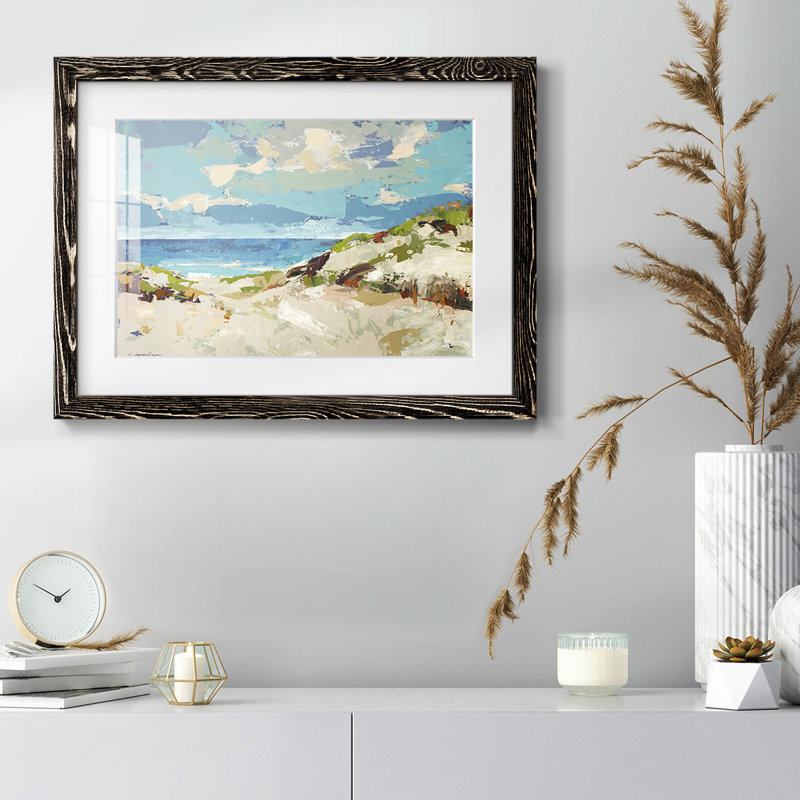 " Dunes I ", Black, 18" H x 26" W x 1.5" D