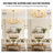 6-Light Dimmable Metal Classic/Traditional Chandelier with Linen Shades