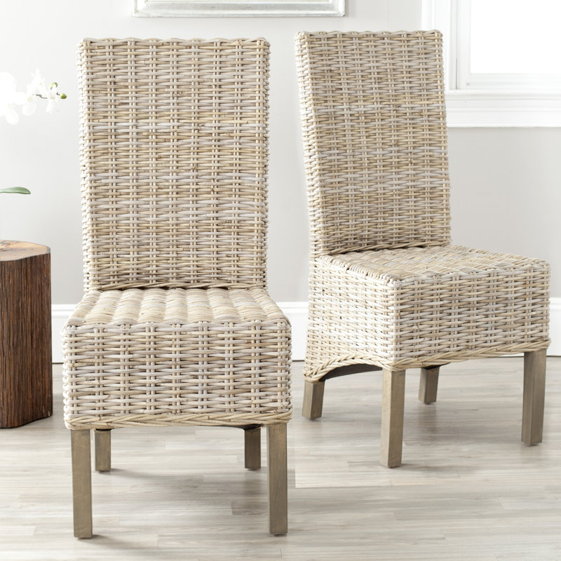 Chaise d'appoint Dallon, Naturel sans finition