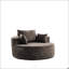 Canapé-lit simple 55 po en chenille éponge, sans assemblage requis, fauteuil moderne moelleux pour le salon et la chambre à coucher-1936981390
