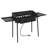 3-Burner High Pressure Propane Outdoor Stove with Removable Side Shelves and Windscreen