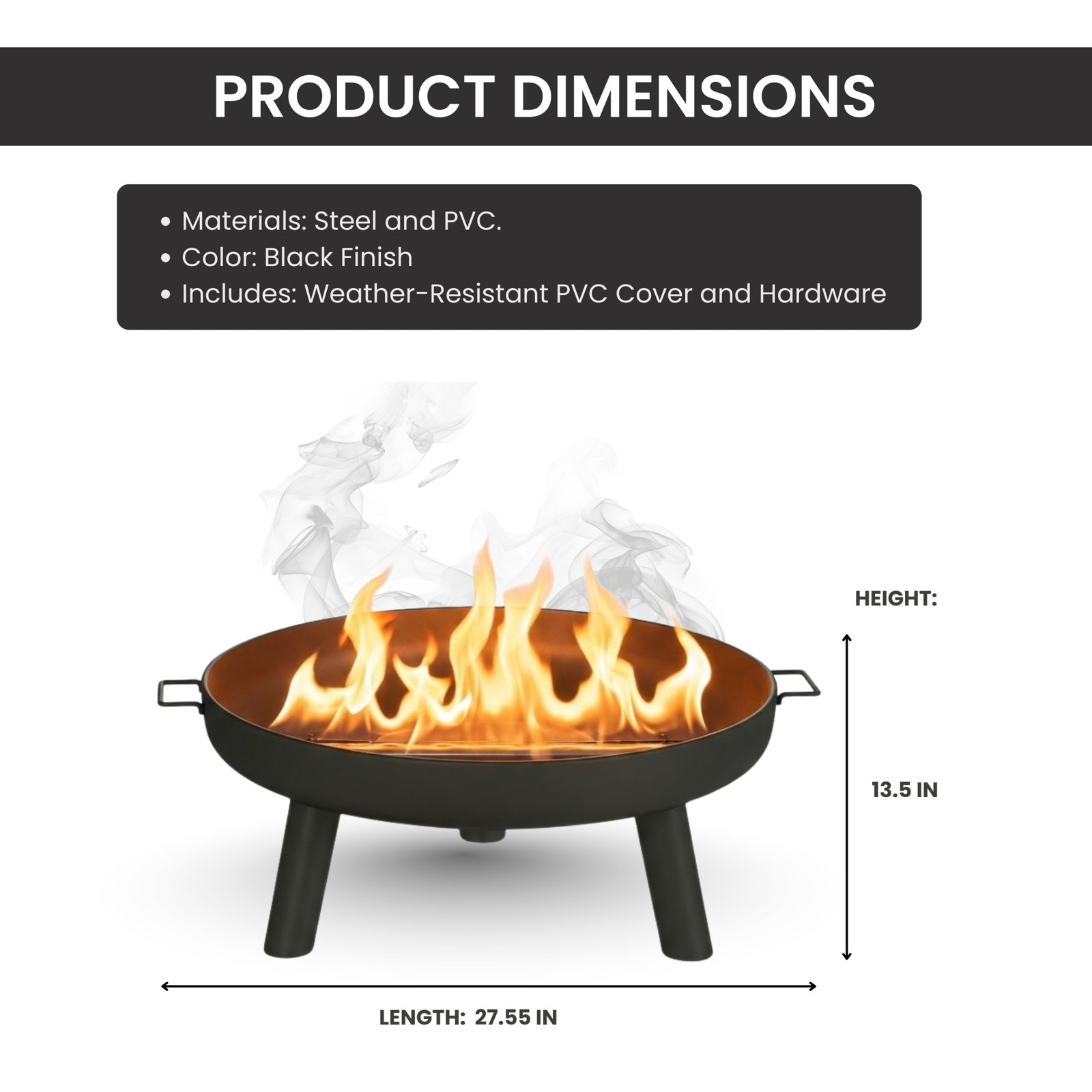 Lataivia Round Fire Pit