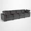 Ensemble modulaire rembourré 4 pièces 4 pièces-743098742