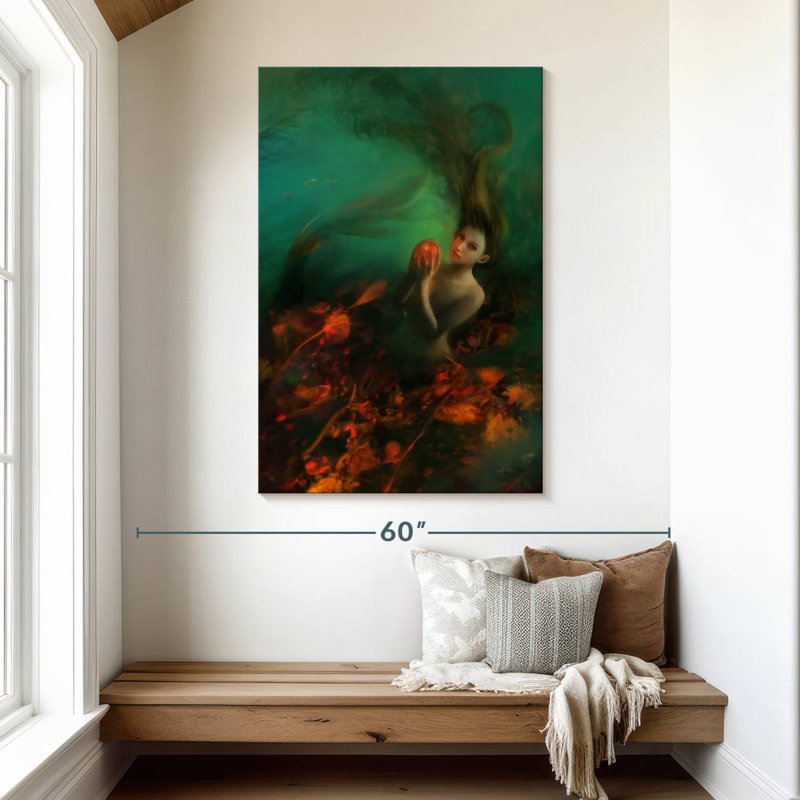 Kelan Enchanting Tangerine, 48" H x 32" W