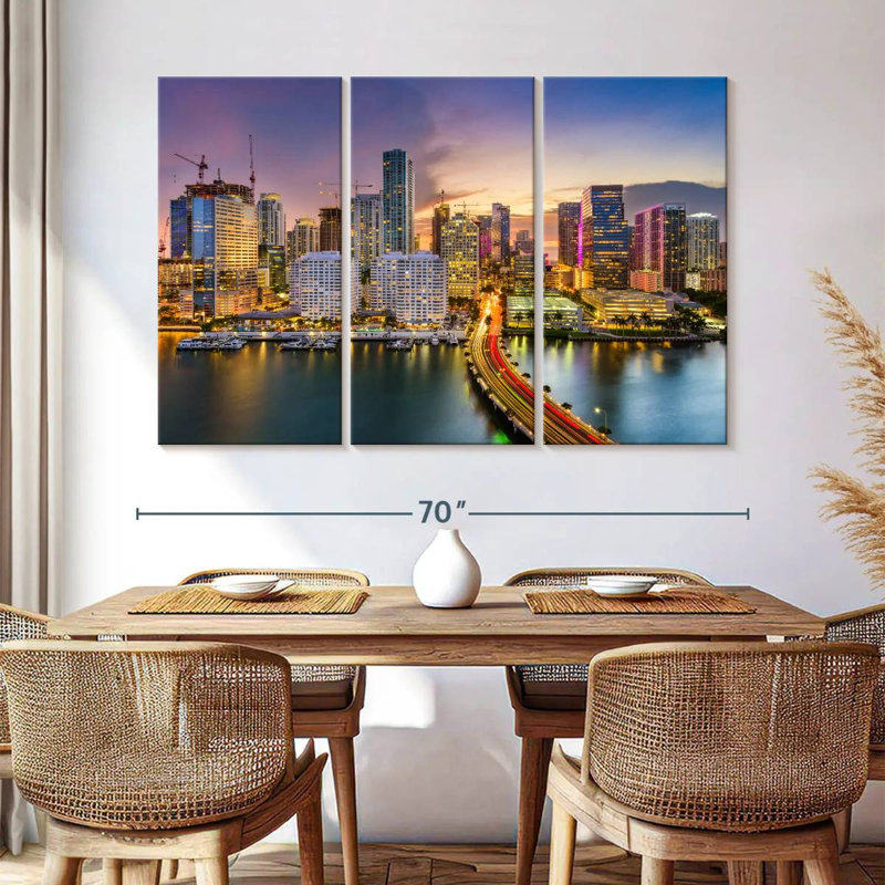 Horizon de Sirci à Miami, H 42 po x l 65 po