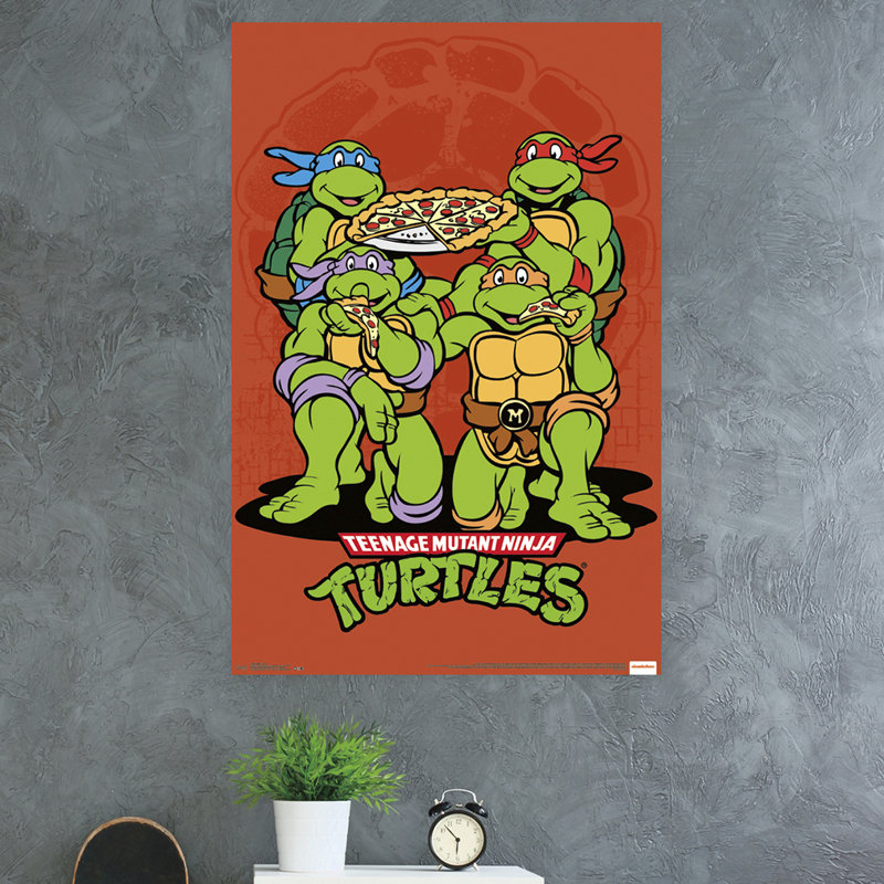 Turtles teenage mutants-impression sur papier pizza