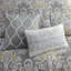 Ensemble d'édredon en coton 6 pièces gris-119922223