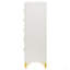 Commode blanche 5 tiroirs Chesney