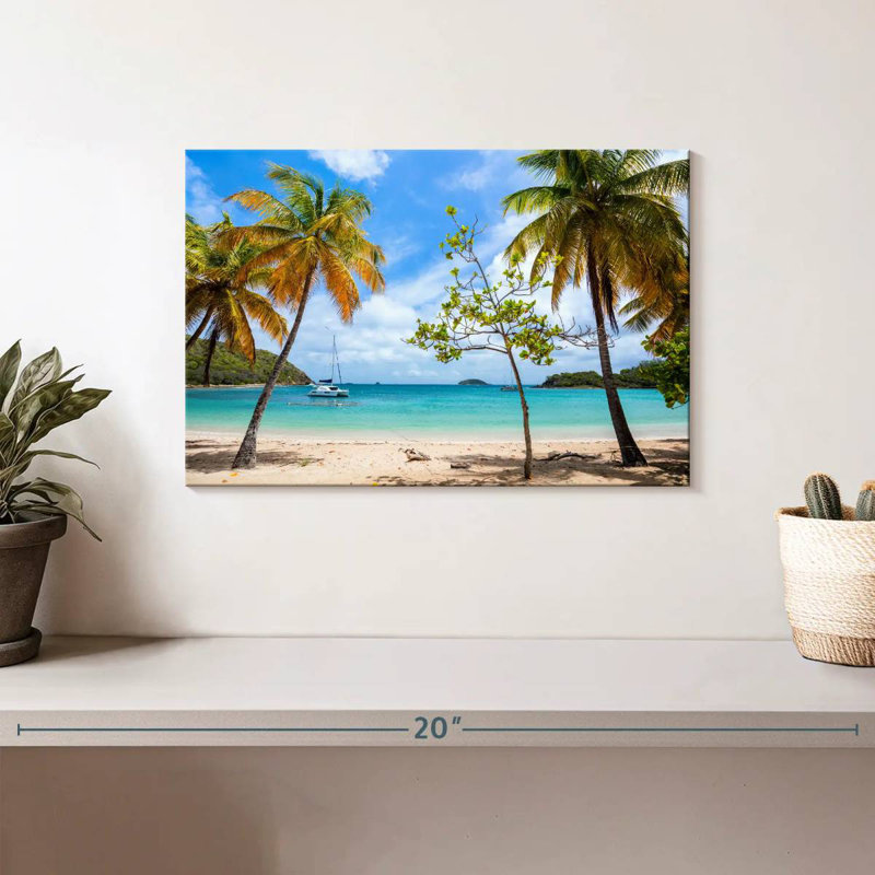 Plage Gillard Mayreau Island, H 8 po x l 12 po
