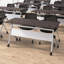 Table de formation Bush Business Furniture Envision 60W avec œillets électriques et 2 chaises avec accoudoirs-105356742-105356743
