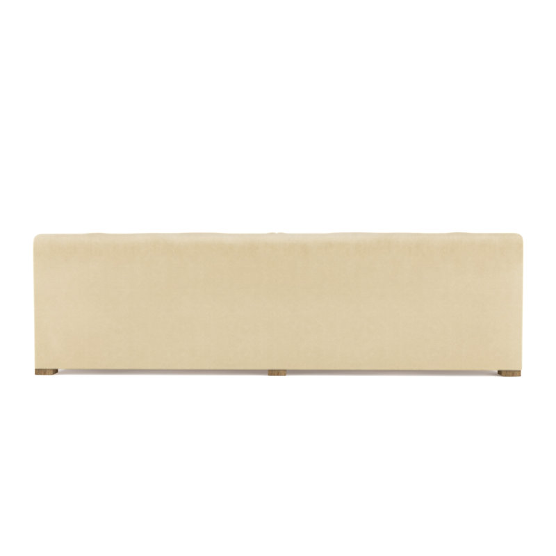 Crosby Slope Arm Sofa, 32.5" H x 120" W x 38" D, Vintage Leather Oyster, Weathered
