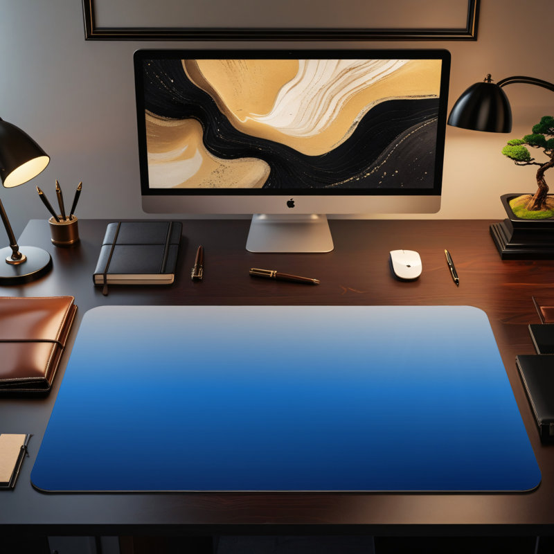 Polyester Desk Pad, 14.4x12.1