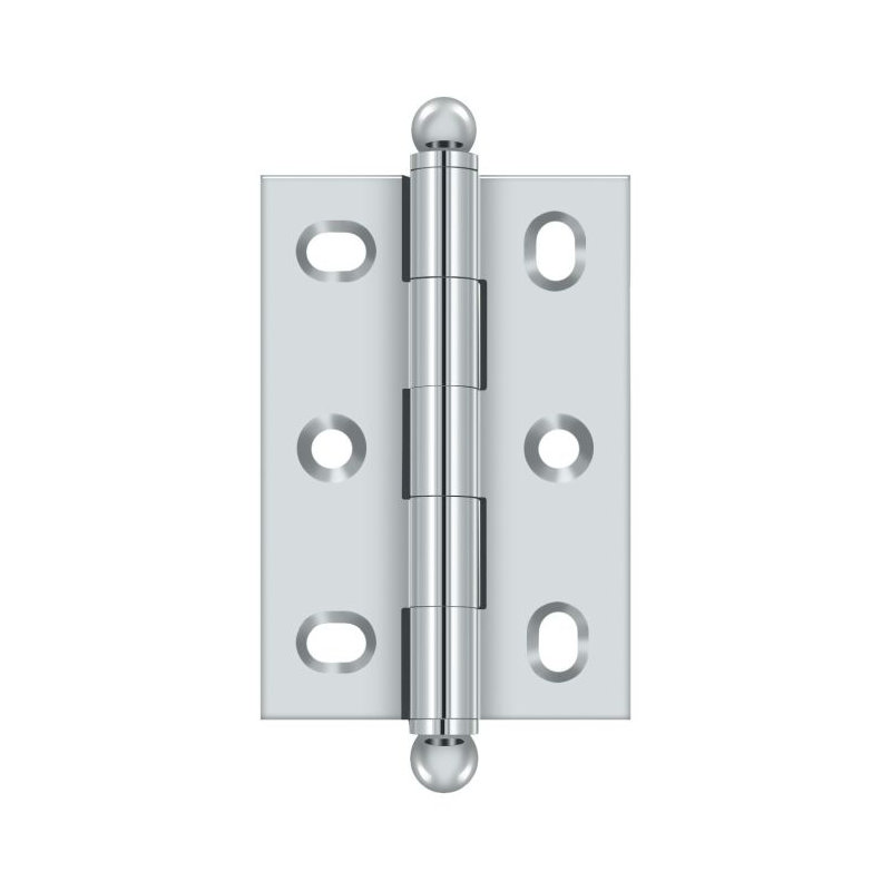 2.5'' x 1.75'' Butt Bearing Hinge, Polished Chrome