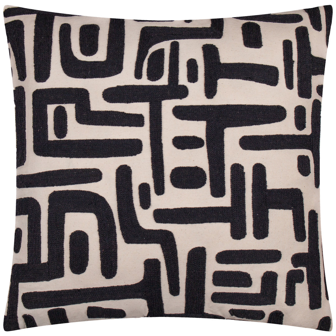 Brooke Polyester Cushion Abstract Square Cushion