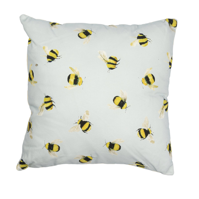 Mazzeo Square Cushion Cover, Duck Egg