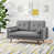 Polyester gris clair
