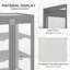 Wooden Mini Greenhouse Cold Frame - Small Greenhouse for Plants, Flowers, Dark Grey