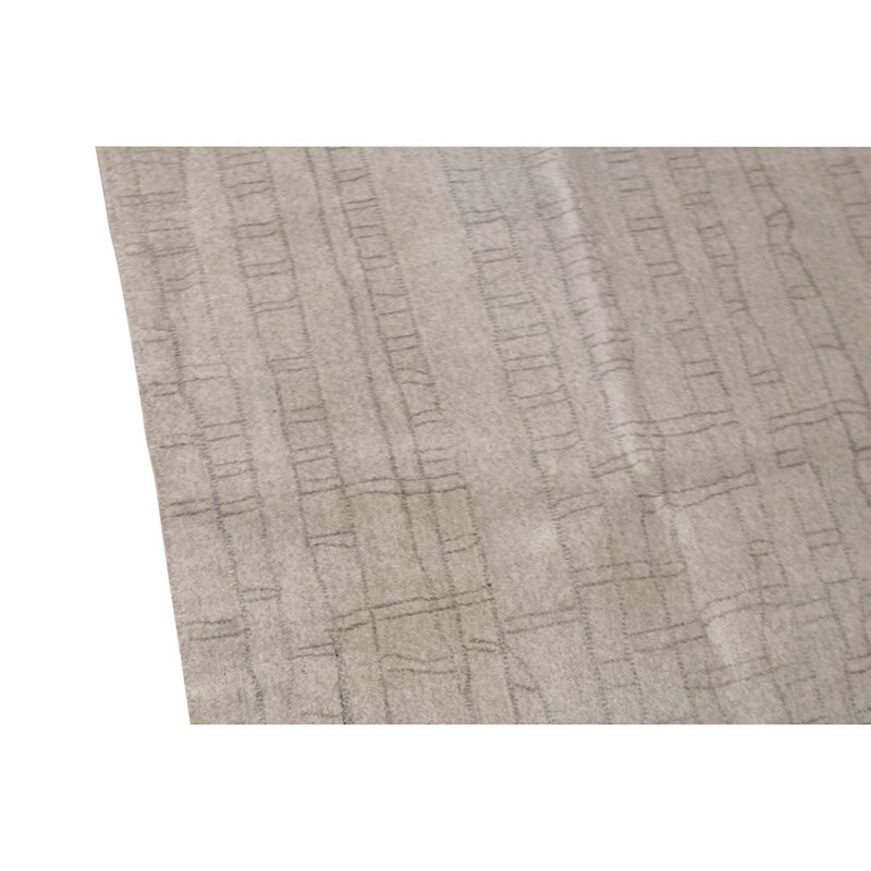 Hand Knotted Area Rug in Taupe