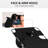Outdoor Chair With Face Hole, Armrest Pockets, Pillow And 5 Adjustable Settings, Black Beach Tanning Lounge Arm Slots, Angle,