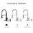 FURUISI Pull Out Single Handle Kitchen Faucet with Soap Dispenser-95197684