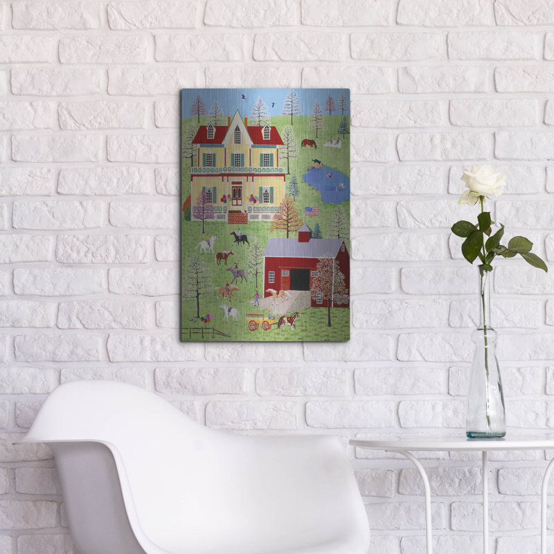 "Pony Party" par Susan Henke Fine Art, H 24 po x l 16 po