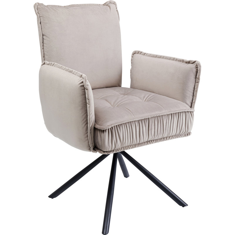Chelsea Upholstered Dining Chair, Grey/Brown/Blue