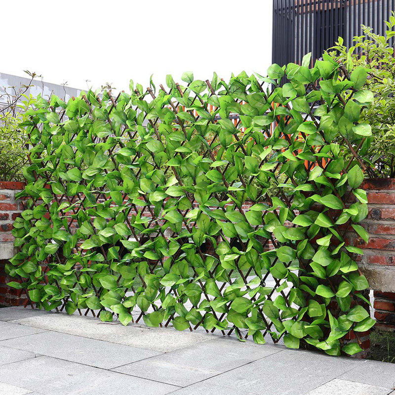 Hodgskin Artificial Foliage Hedge, 90cm H x 180cm W x 5cm D