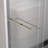 Premium Clear Tempered Glass Aluminum Bypass Shower Door Bathroom Decor