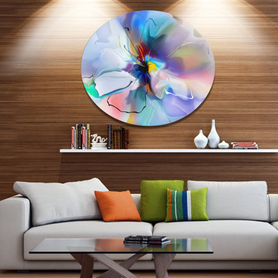 " Abstract Creative Blue Flower "