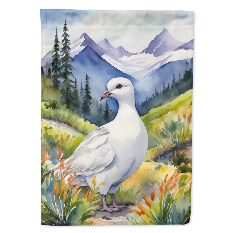 Drapeau de jardin, Alaska Willow Ptarmigan