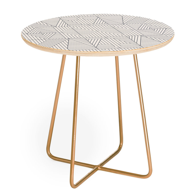 Table de bout ronde Bendte Holli Zollinger Line Mandala