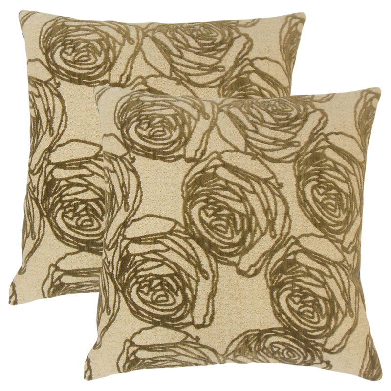 Coussin décoratif Floral, Liège