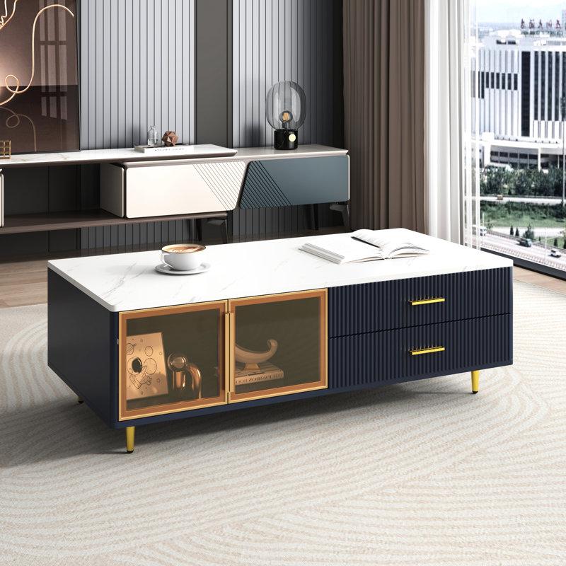 Table basse avec rangement